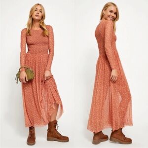 Free people Hello and Goodbye Floral Maxi Dress